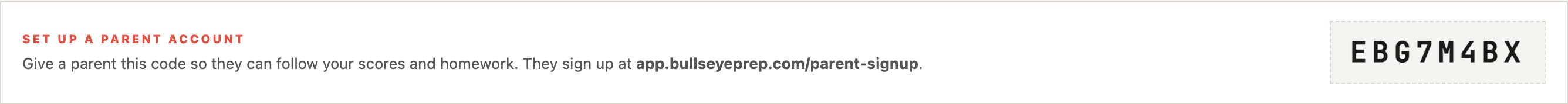Invite a parent